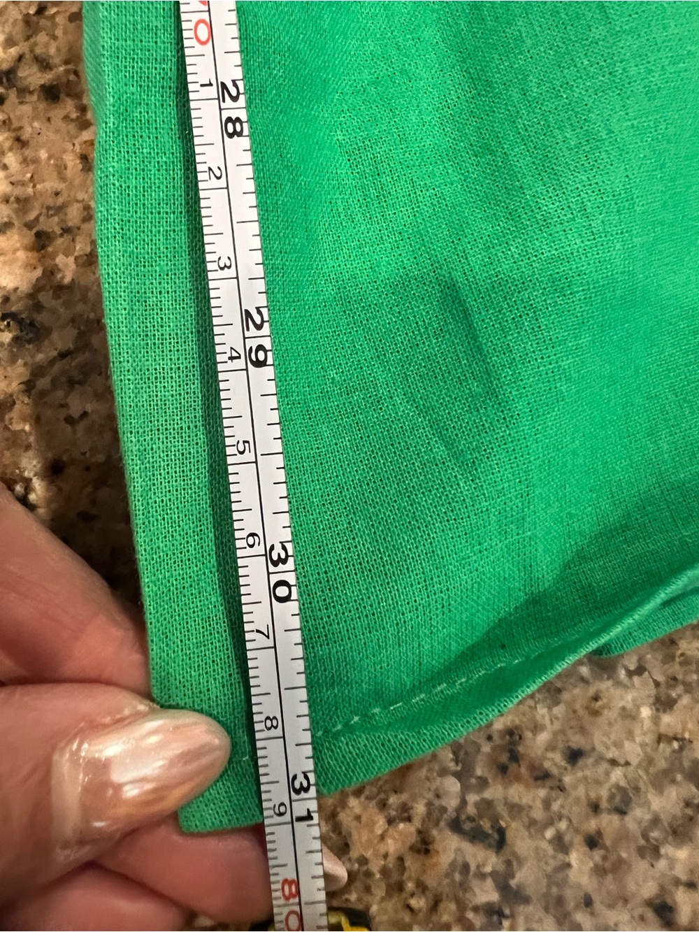 COMMENSE Oversized Linen Tied Two Piece Pants Set Color: Green, size XS NWT - Picture 7 of 10